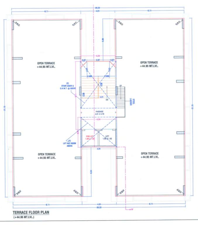  mantra dream homes B Terrace Cluster Plan