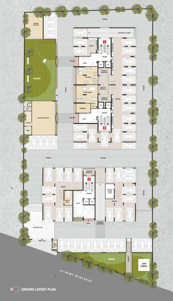  shikharji A, B, C Ground Cluster Plan