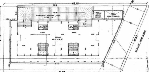  swapna-shrusti Block A And B Cluster Plan For Basement