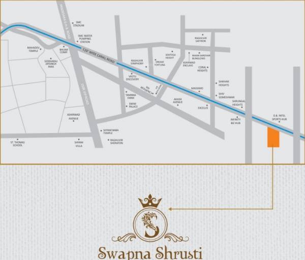  swapna-shrusti Location Plan
