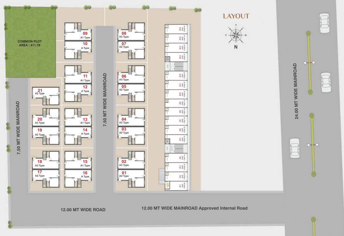  shantikunj residency Layout Plan