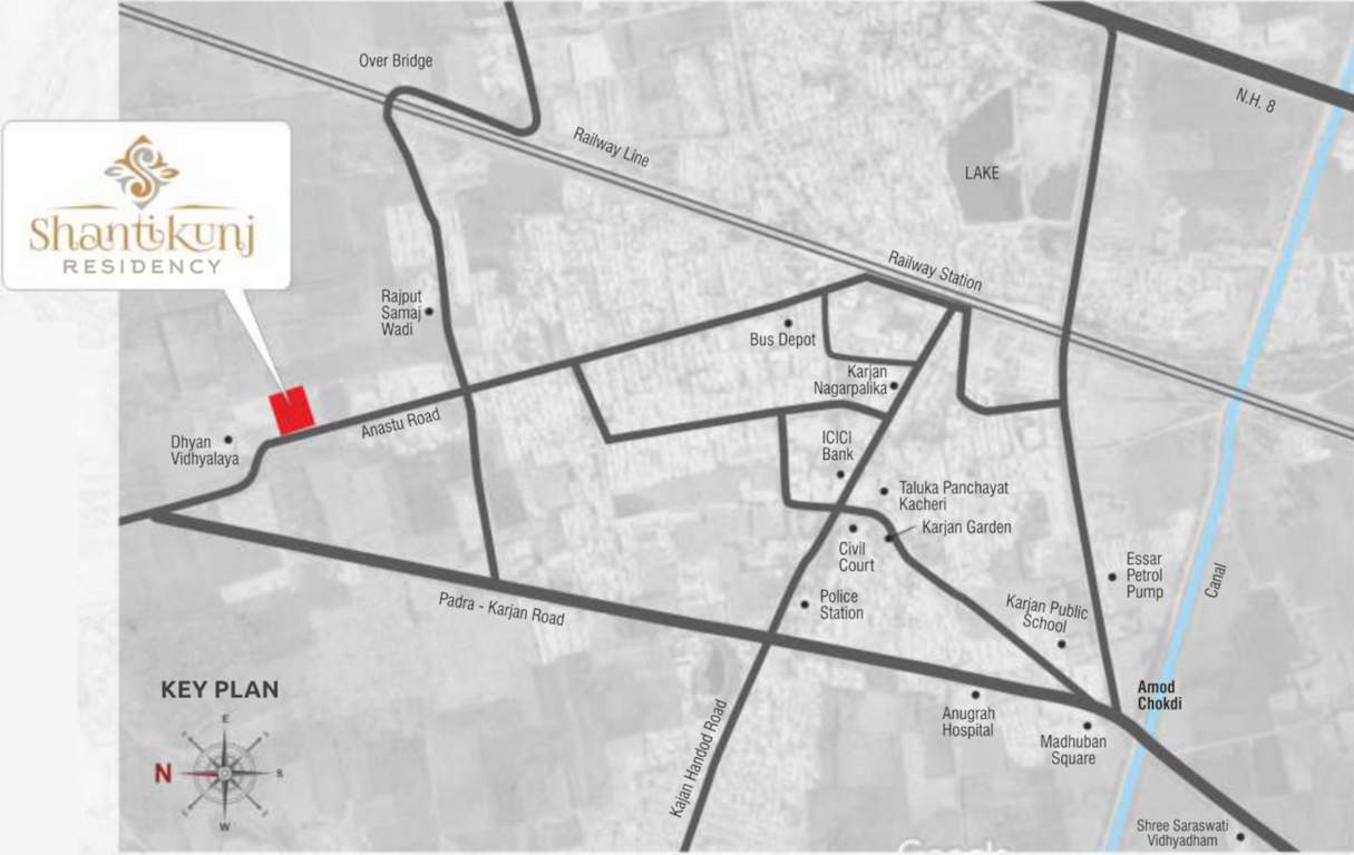  shantikunj residency Location Plan