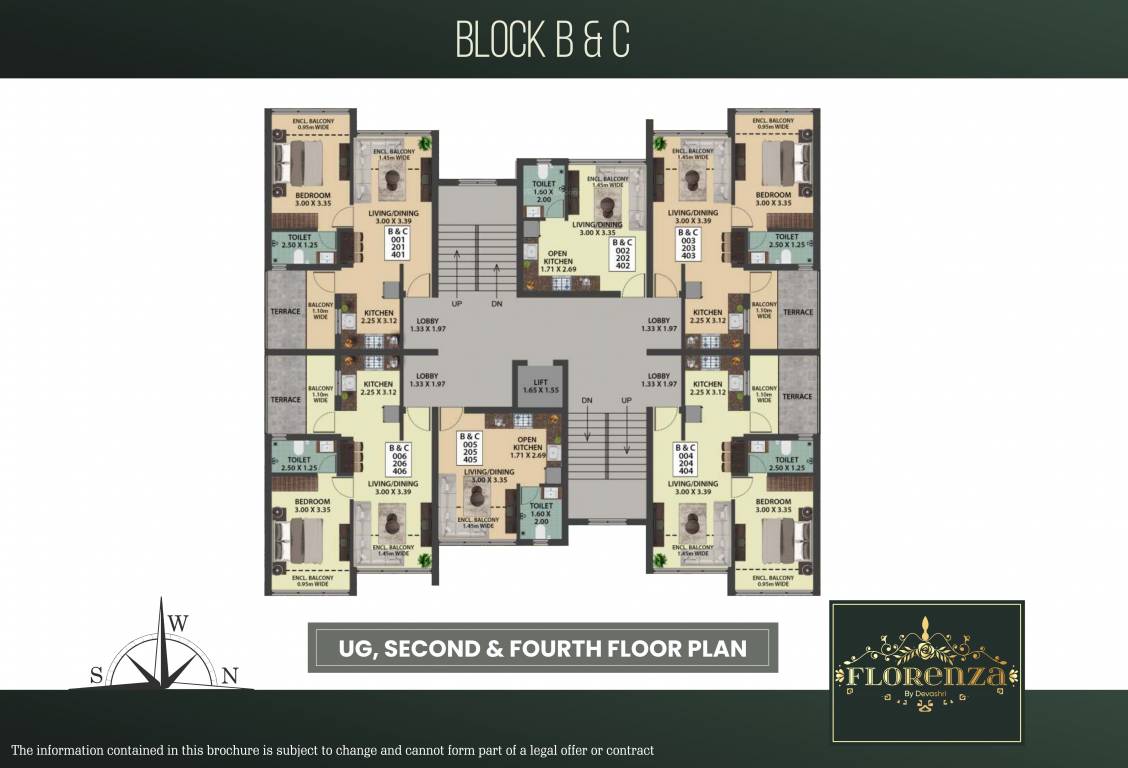  florenza Tower 1 Cluster Plan