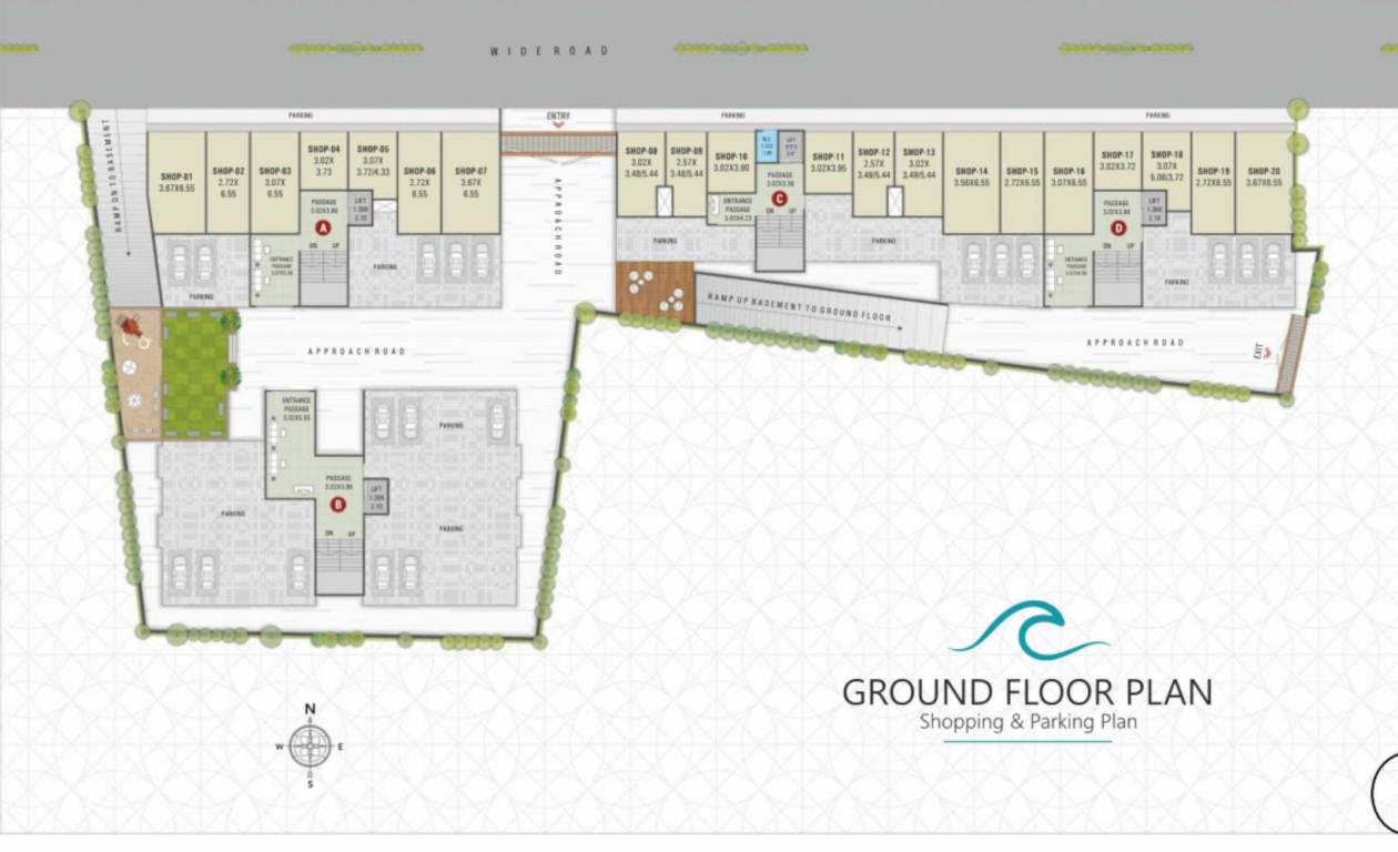  avenue A To D Ground Cluster Plan
