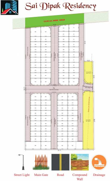 Layout Plan sai-dipak-residency Layout Plan