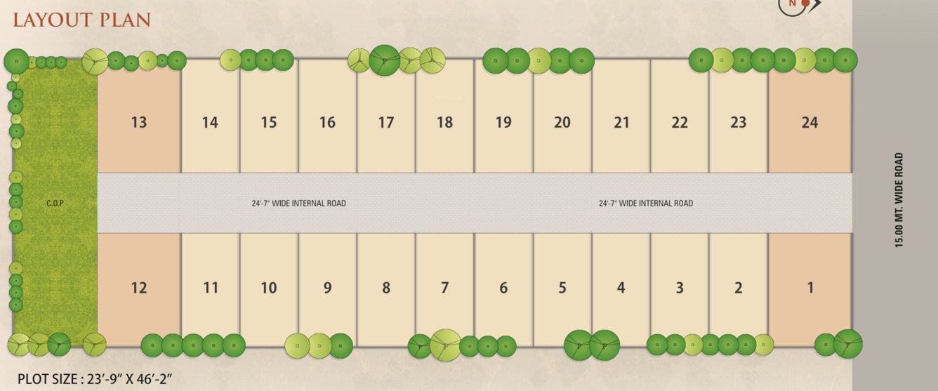  shree bungalows Layout Plan