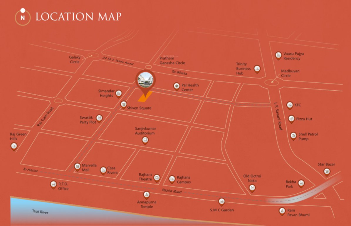  shree bungalows Location Plan