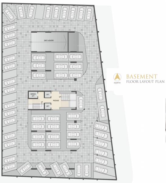 Antriksh Luxuria Basement Cluster Plan antriksh-luxuria Antriksh Luxuria Basement Cluster Plan