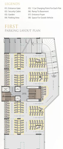 Antriksh Luxuria Cluster Plan For 1st Floor antriksh-luxuria Antriksh Luxuria Cluster Plan For 1st Floor