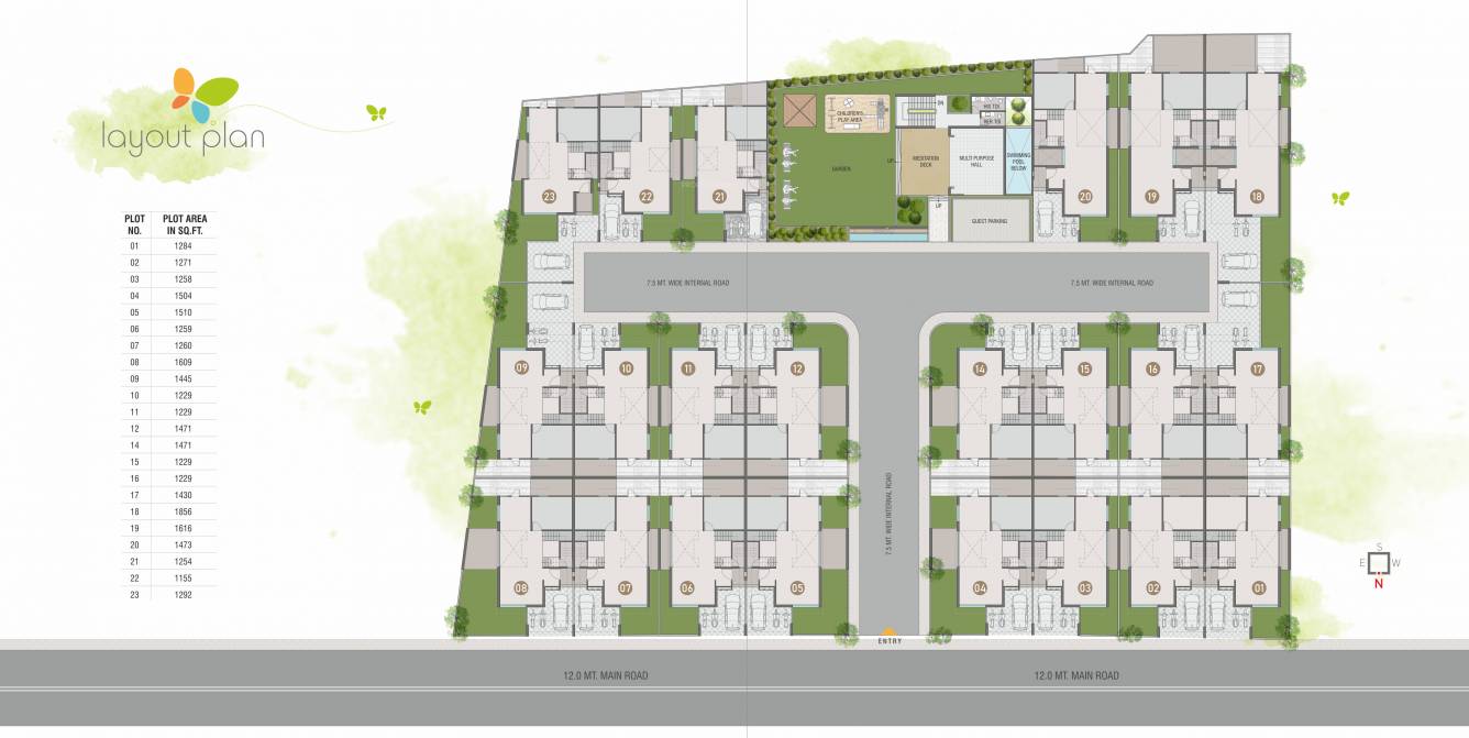  sharnam serenity Layout Plan