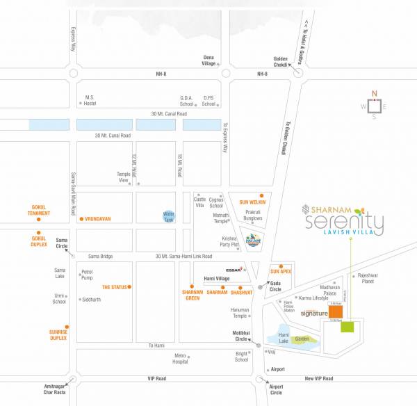  sharnam-serenity Location Plan