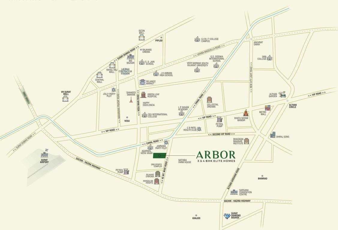  arbor Location Plan
