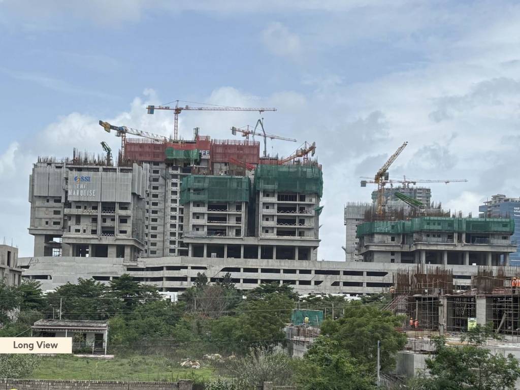 the marquise Block A Construction Status June 25
