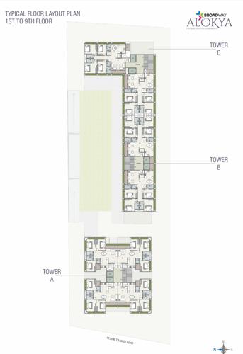 A, B, C Cluster Plan From 1st To 9th Floor alokya A, B, C Cluster Plan From 1st To 9th Floor
