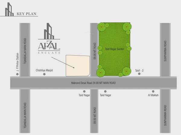 Location Plan afzal-enclave Location Plan