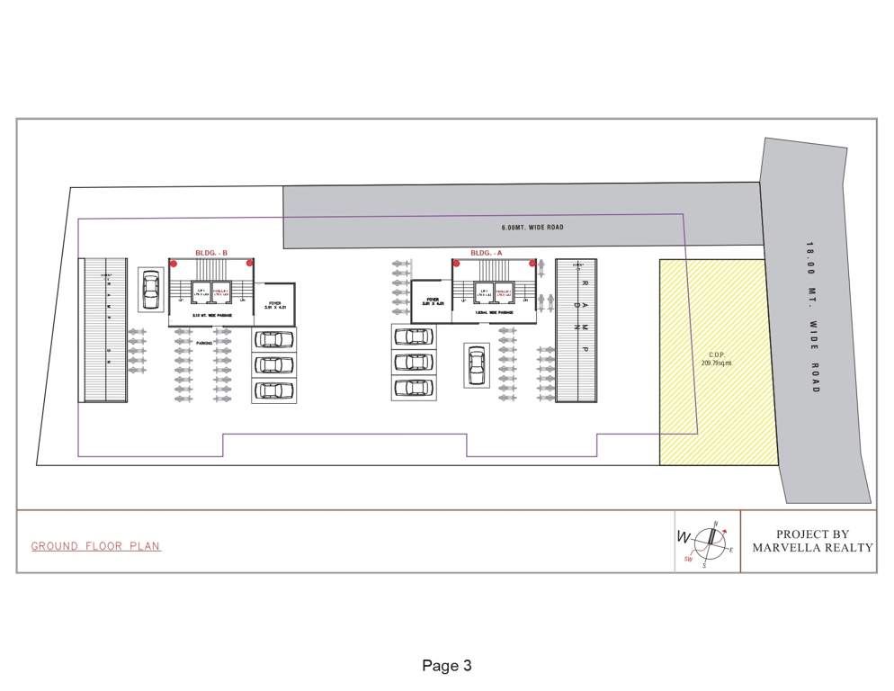  jewel heights Block A And Block B Cluster Plan for ground Floor