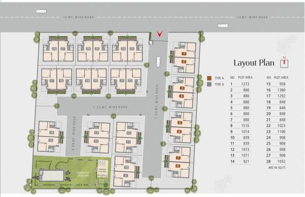  samartha-meadows Layout Plan