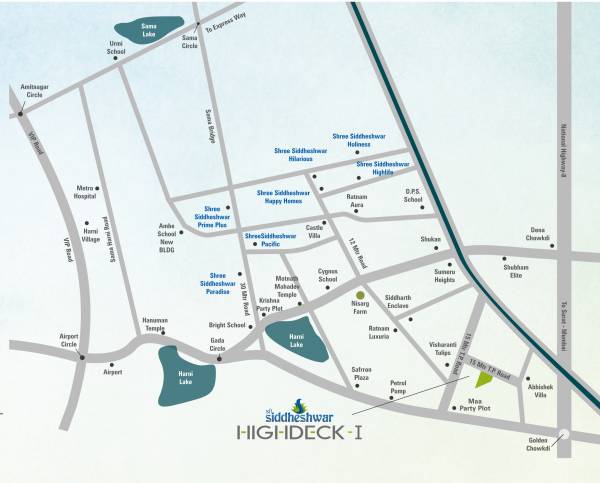  shree-siddheshwar-highdeck-1 Location Plan