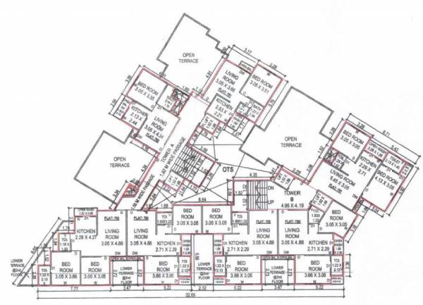 Block A And B Cluster Plan For 7th Floor fatima-heights Block A And B Cluster Plan For 7th Floor