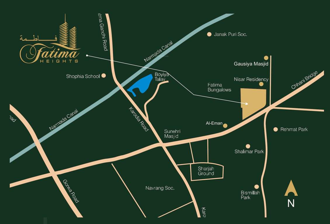  fatima heights Location Plan