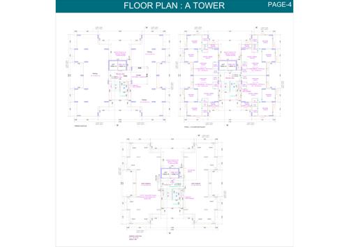 Block A Cluster Plan from 1st to 14th Floor nature-valley Block A Cluster Plan from 1st to 14th Floor