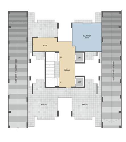  northern-skyline Block A Cluster Plan for ground Floor