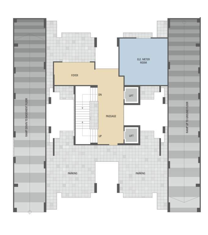  northern skyline Block A Cluster Plan for ground Floor