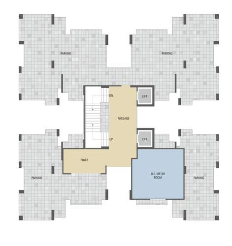  northern-skyline Block B Cluster Plan for ground Floor