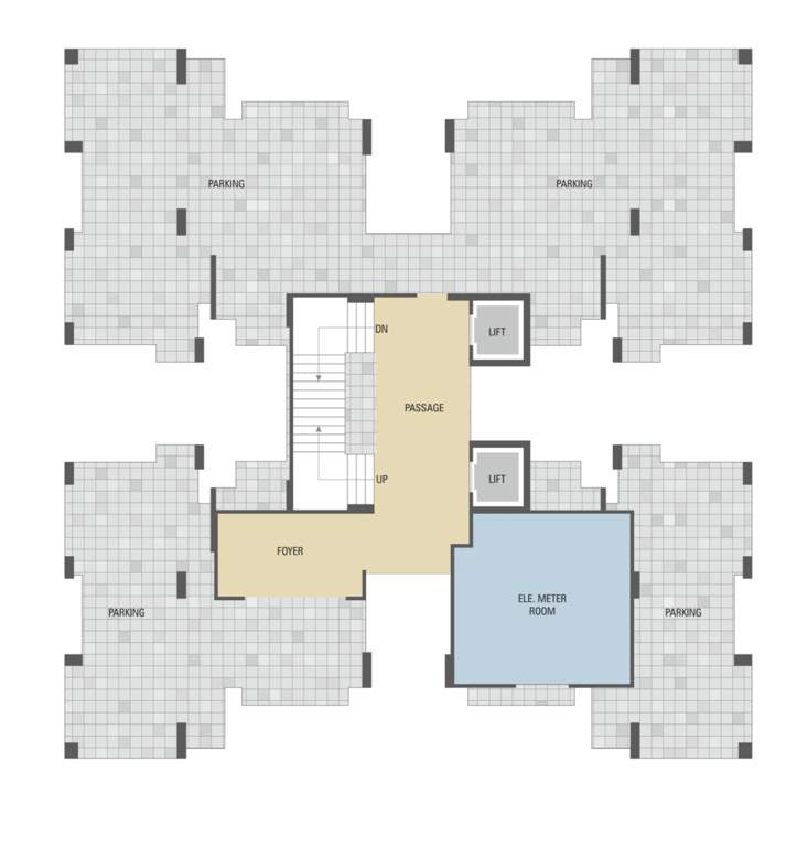  northern skyline Block B Cluster Plan for ground Floor