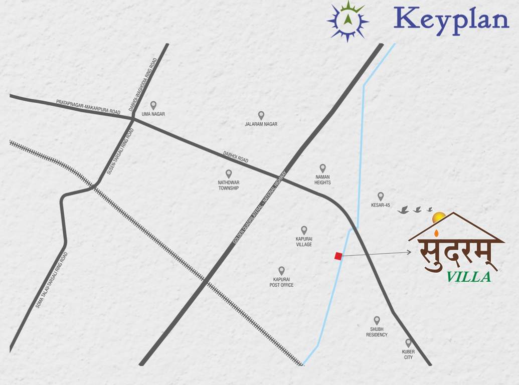  sundaram villa Location Plan
