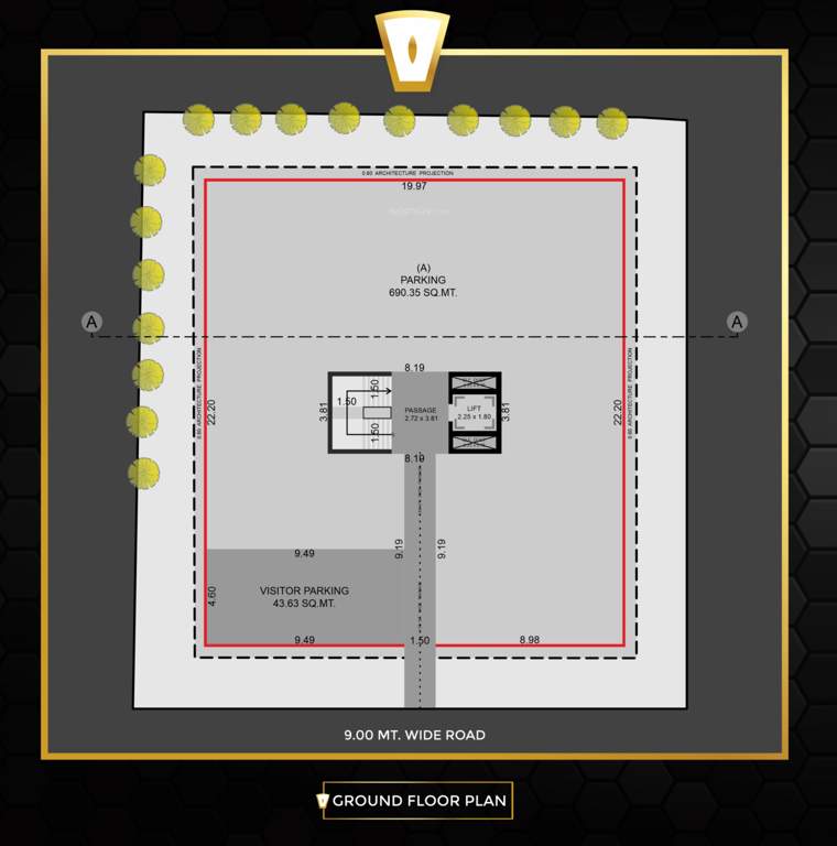  the wingz iii The Wingz III Cluster Plan for ground Floor