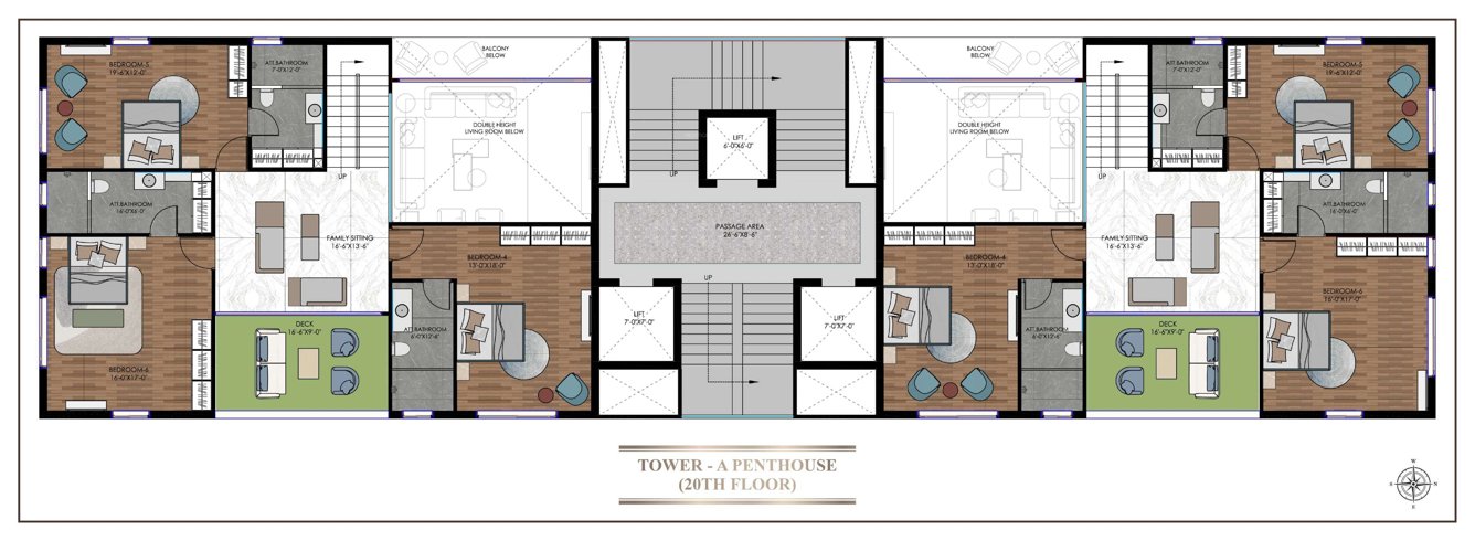  eronzza A Cluster Plan For 20th Floor