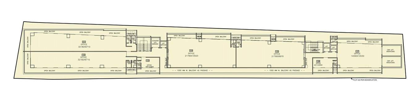  45 baner street 45 Baner Street Cluster Plan For 1st Floor