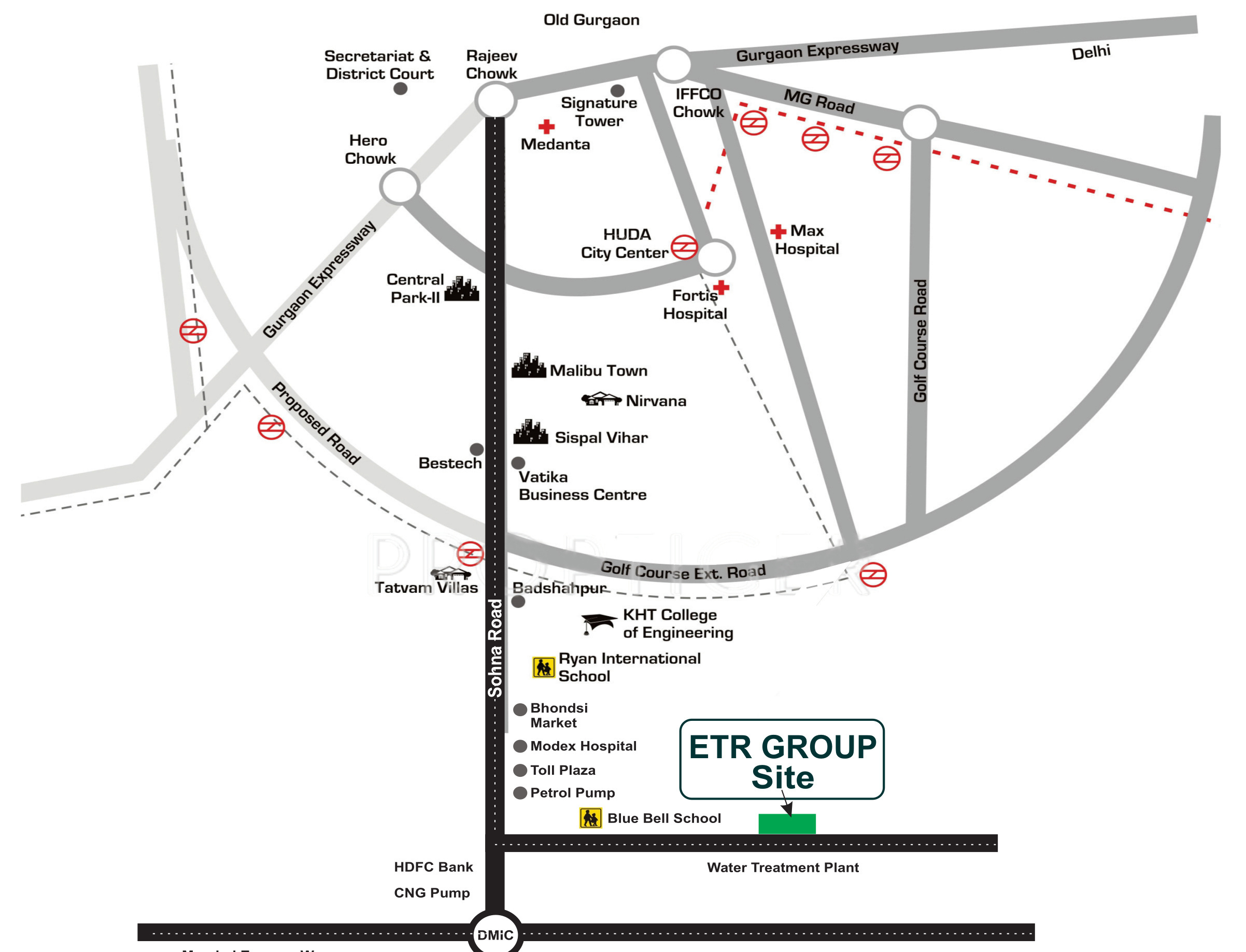 720 sq ft Plot for Sale in ETR Group The Kuldeep Enclave Sohna Road