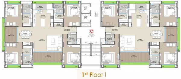  the-lifestyle C Cluster Plan For 1st Floor