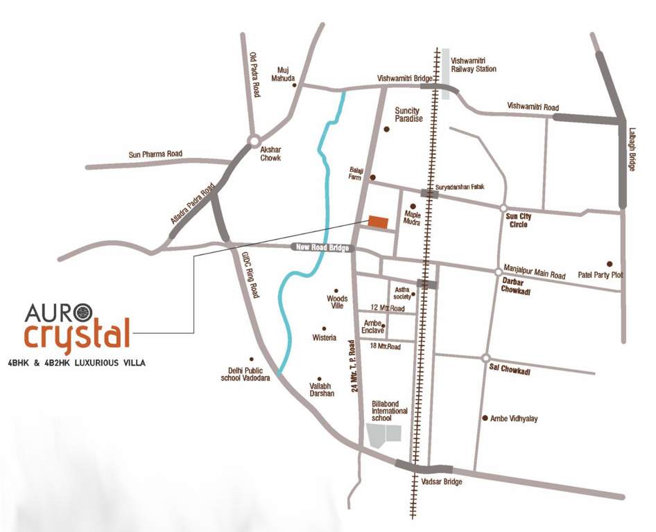  auro crystal Location Plan