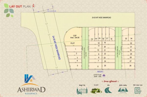  ashirwad-residency Layout Plan