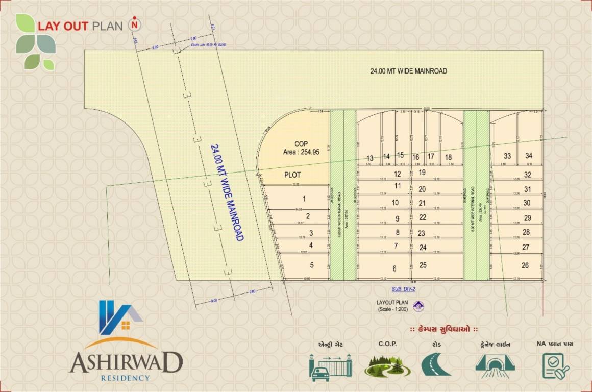  ashirwad residency Layout Plan