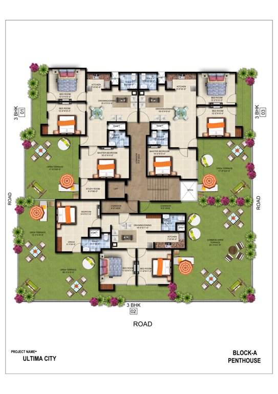  ultima city tower 1 Block A Cluster Plan