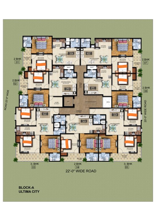  ultima city tower 1 Block A Cluster Plan