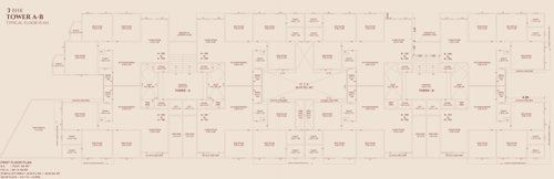 Block A B Cluster Plan from 1st to 7th Floor vallabh-aangan Block A B Cluster Plan from 1st to 7th Floor