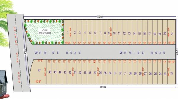  akshar-villa Layout Plan