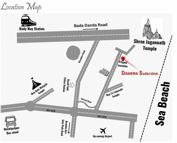  sudarshan Location Plan