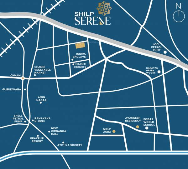 Location Plan shilp-serene Location Plan