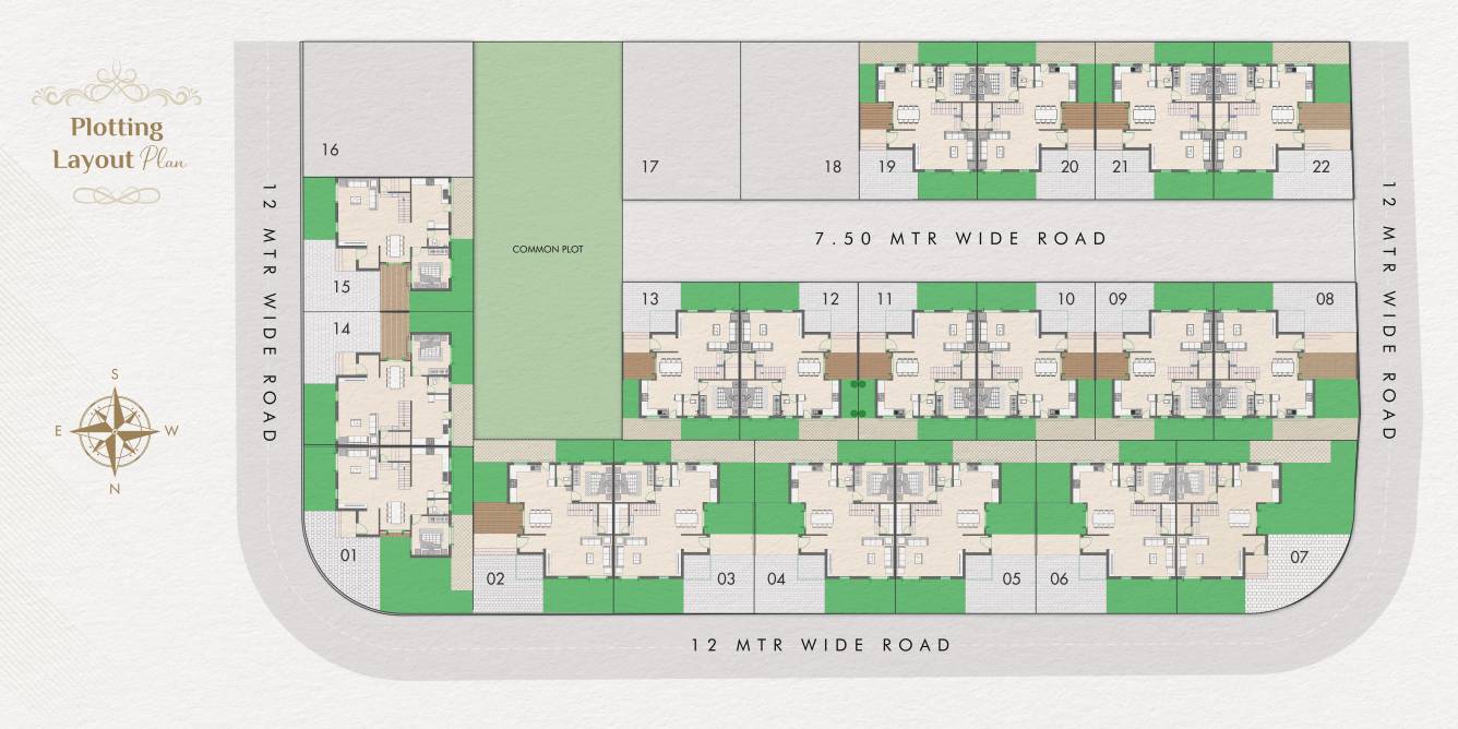  aashirwad villa Layout Plan