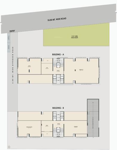  kalp-residency Wing A And B Cluster Plan For Ground Floor