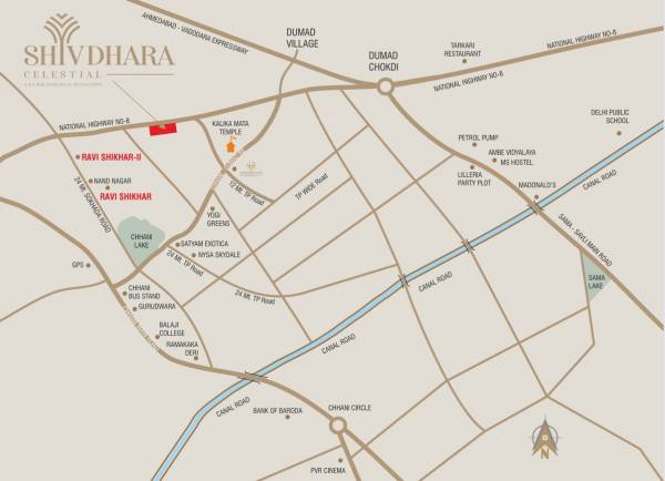  shivdhara-celestial Location Plan