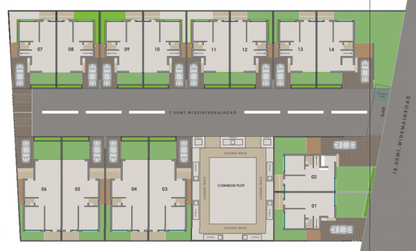  villa-14 Layout Plan