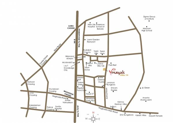  villa-14 Location Plan