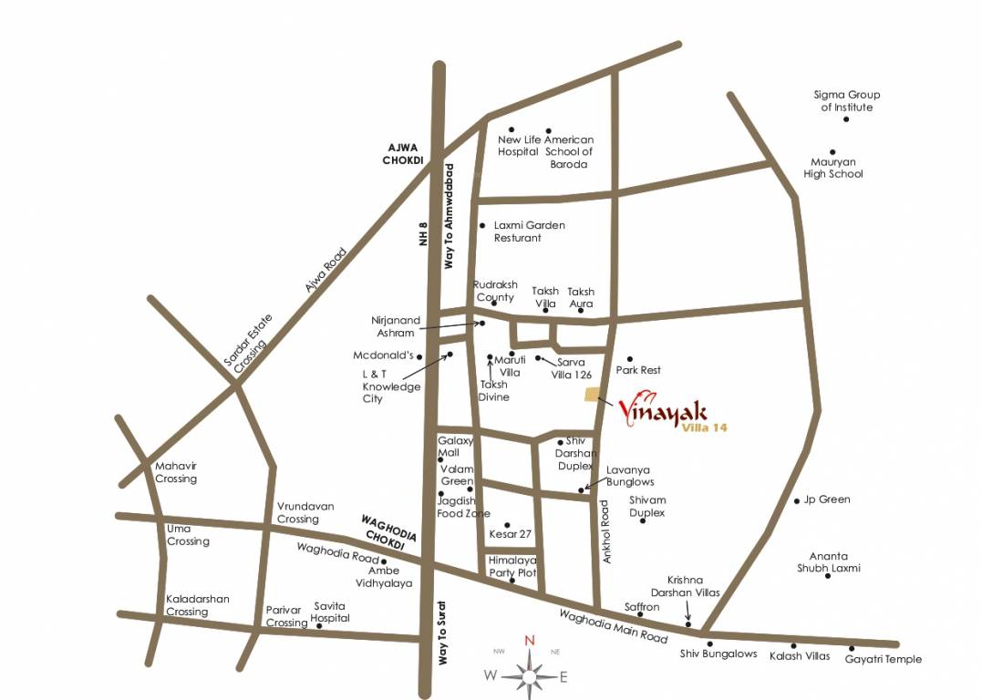  villa 14 Location Plan